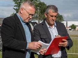 01-Limousinerne blev på Landsskuet 2025 bedømt af den franske dommer Sebastian Lagrafeuil – danske Jakob Ravn oversatte løbende bedømmelserne