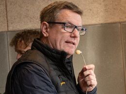 Formand Søren Grunnet bød velkommen til auktionen