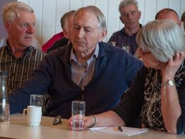 Børge Pedersen fik det sidste ord under eventuelt på årets generalforsamling, som havde deltagelse af 66 personer