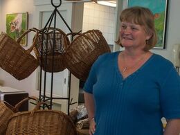 Tina Thybo fortæller om arbejdet med at forarbejde og afsætte gårdens produkter