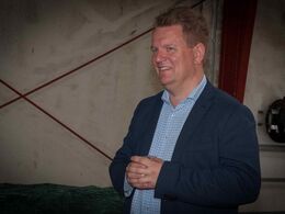 18-	En glad formand efter en veloverstået generalforsamling