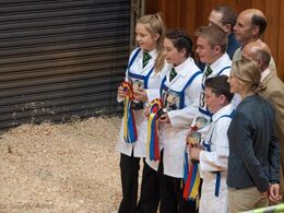 Ungdommen fik stor opmærksomhed i forbindelse med National Show 2016 – der var Anglo Irish YMA finale og præmieuddeling lige før auktionen.