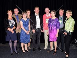 Danskergruppen fotograferet lige før gallafesten, som afsluttede ILC verdenskongressen 2016