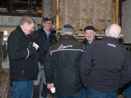 Snakken gik lystigt blandt de besøgende