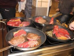 Stegning af lækre Limousine bøffer