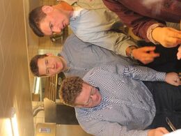 Jens Thaysen som var arrangør af mandehørmm, tænker på om det er nu at Folmers polterabend skal fyres af