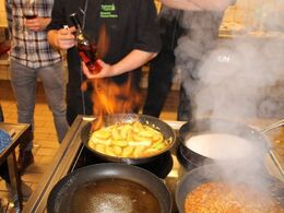 Flambering af desserten