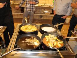 Tilberedning af lækker dessert