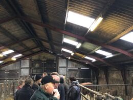 Områdemøde i Syd med besætningsbesøg hos Mogens Ladefoged d. 20/2