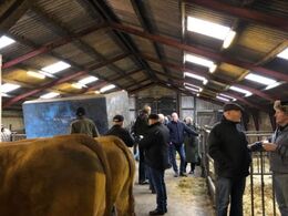 Områdemøde i Syd med besætningsbesøg hos Mogens Ladefoged d. 20/2