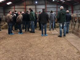 Områdemøde i Syd med besætningsbesøg hos Mogens Ladefoged d. 20/2