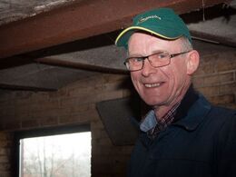 Poul Andersen kunne glæde sig over mange besøgende på dagen