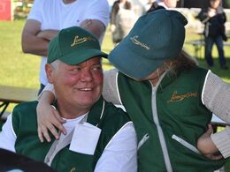 Niels og Kathrine med godt humør