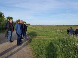 Der blev også mulighed for at nyde den flotte udsigt over Skjern Enge.
