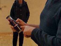 Der laves saft/juice med hele bær