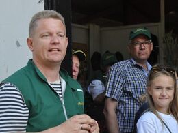 Formand Søren Grunnet takkede alle for deres medvirken ved Landsskuet 2015