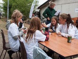 Limousinebørnene svarer på spørgsmål om landbrug og limousiner