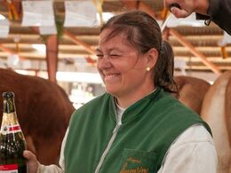 Dette års måske lykkeligste udstiller fik ”bobler” både udvendigt og indvendigt