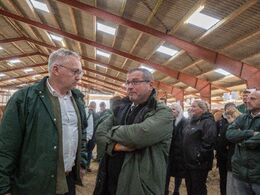 Den franske dommer Christian Laloi (th) giver sig god tid og trækker bevidst spændingen…