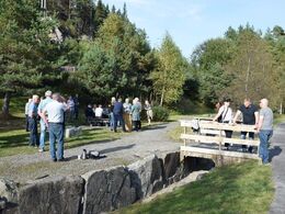 Kaffepause efter sejltur inden turen til Bryne hotel