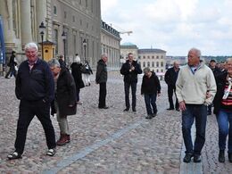 På sightseeing i Stockholm.