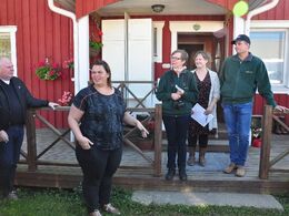 Første besætningsbesøg i Finland er hos Anders og Jenny Krook i Kalax. De er fra en del af Finland, hvor der tales svensk – så det var nogenlunde til at forstå.