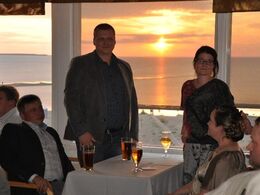 Om aftenen var der arrangeret middag sammen med formand og medlemmer fra Finsk Limousineforenings bestyrelse.