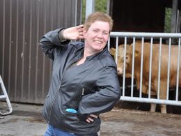 Smil til fotografen – Mie er frisk og glad.