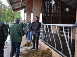 Besætningen tæller 350 køer, som PT er fordelt på 24 folde.