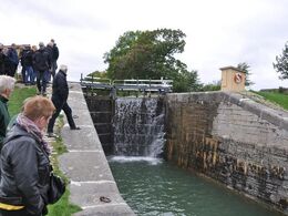 På vejen tilbage gennem Sverige nåede vi at se sluserne i Berg, som kan løfte skibene 18 m op ad klippeskråningerne.