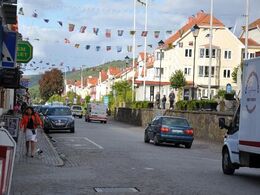 Sidste punkt på rejsen var Gränna som her er badet i solskin. Efter en sidste overnatning skal vi hjem. Ude godt, men hjemme bedst. En dejlig, indholdsrig tur med mange gode oplevelser og gode mennesker har det været!