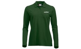 Grøn polo DAME - Lange ærmer 