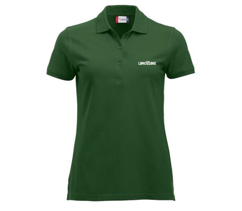 Grøn Polo DAME - Korte ærmer