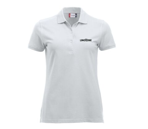 Hvid Polo DAME - Korte ærmer