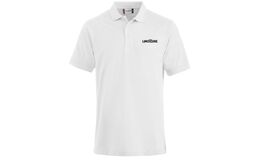 Hvid polo HERRE - Korte ærmer