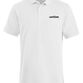 Hvid polo HERRE - Korte ærmer