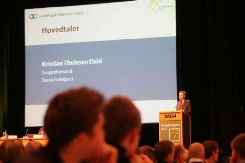 Dansk Kvæg Kongres - Hvert år er en gæstetaler inviteret således var gruppeformand for Dansk Folkeparti, Kristian Thulesen Dahl i år inviteret til at tale over emnet visioner for dansk landbrug.