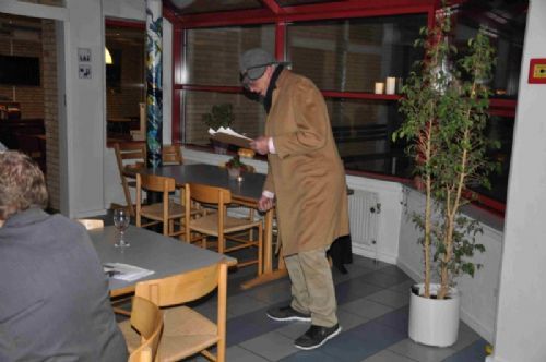 Efterårsmødet 2018 - Overnatning på Hostel Kalundborg vandrehjem. Under aftenfesten kom der pludselig besøg af Tummelumsen, som havde sine egne meninger og Limousiner og Limousineforeningen.