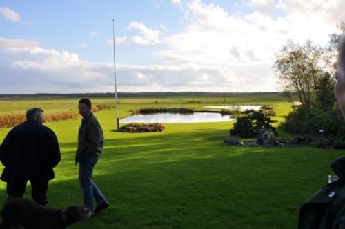 Jyllandstur 2012 - Pragtfuld park af en have hjemme på ejendommen, hvor Søren sidder som 7. generation.