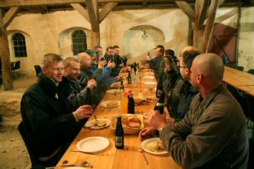 Klargøring 29. jan. - Noget der bekom de sultne maver godt og noget alle Limousinefolk satte stor pris på