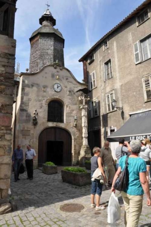 Stemningsbilleder 1 - Slagterne var religiøse, som de fleste franskmænd, så gaden havde sit eget lille kapel her klemt inde mellem slagterbutikkerne.