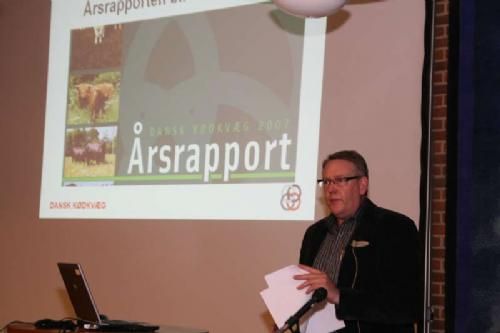 Stemningsbilleder 1 - Landskonsulent Jørgen Skov Nielsen gennemgik nogle af årets resultater for kødkvæg