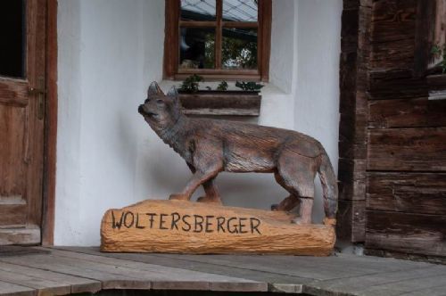 Studietur til Østrig - Wolfersberger - hedder gården - så også her vi fik en snak om ulve, som også findes i Østrig, men som ikke volder problemer
