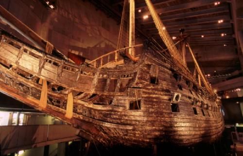Studietur - Vasaskibet var én af de kulturelle seværdigheder, der var lagt ind på turen. Det var et imponerende skib fra 1600-tallet, der kun havde sejlet 20 minutter før det sank – hvilket spild!